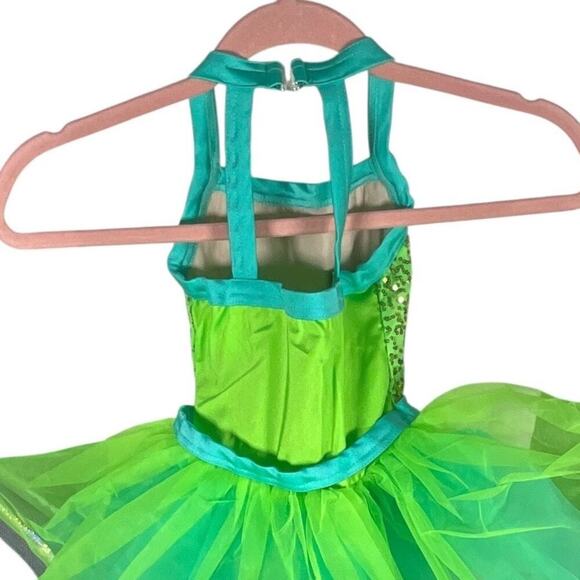 Dance Costume Bundle Weissman Child 3 & Under Size XS Green Ballet Dance Jazz - Picture 7 of 16